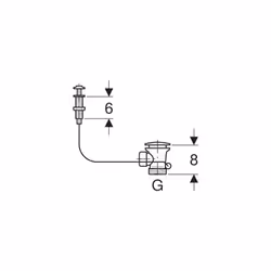 Présentation Pour éviers à vidage excentrique Pièces visibles chromées Avec raccord pour le trop-plein Matière synthétique Ge ...