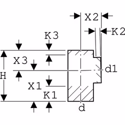 Geberit 367.180.16.1 raccord de tuyau de ventilation, d'écoulement et de purge
