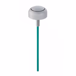 Bouton poussoir Geberit pour mécanisme de chasse type 220, simple touche, chromé brillant référence 240.164.21.1. Pièce détac ...