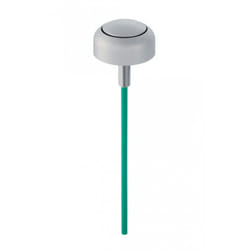 Geberit - Bouton poussoir pour mécanisme de chasse type 220, simple touche, chromé brillant