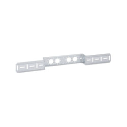 Plaque de montage 601732001 décalé, simple, galvanisé, pour raccordements à deux raccords 73 / 153mm - Geberit