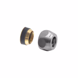 Raccord à joint américain pour flotteur Geberit, et WC lavant, 3/8", chromé brillant référence 294.833.21.1. Raccord à joint  ...