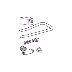 Présentation Pour alimentations en eau 3/8'' et 1/2" Pour alimentations à l'arrière au centre Kit de raccordement d'eau Pour  ...