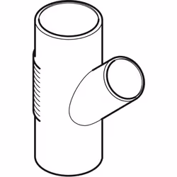 Geberit 310.084.14.1 raccord de tuyau de ventilation, d'écoulement et de purge