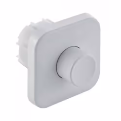 Bouton poussoir Geberit manuel pneumatique à encastrer, blanc alpin référence 888.544.11.1.Pour commandes de WC HyTouch manue ...