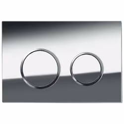 Plaque de déclenchement KAPPA21 Design : plaque et boutons de commande - chrome brillants, anneaux - chrome mat matériau : pl ...