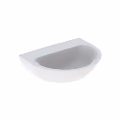 Geberit Renova lavabo sans trou pour robinet sans trop-plein conception intérieure du bassin optimisée pour lécoulement grand ...