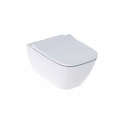 Description générale Optez pour ce WC Geberit sans bride, de la série Smyle Square, accompagné de son abattant softclose. All ...
