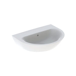 Geberit Renova lavabo, sans trou pour robinet, avec trop-plein,