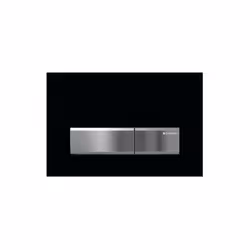 Présentation Plaque de commande WC compatible avec le bâti-support DuoFresh de Geberit. Par une simple pression sur un bouton ...