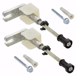 Description générale Le kit de fixation murale Geberit Duofix est conçu pour installer des bâti-supports devant des murs soli ...