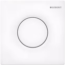 Geberit 116.011.11.5, Plaque de rinçage, Blanc, Geberit