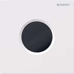 Geberit 116.021.11.5, Plaque de rinçage, Blanc, Geberit