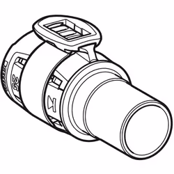Geberit 620.242.00.1 raccord des tuyaux d'eau Connecteur de tuyau 1 pièce(s)