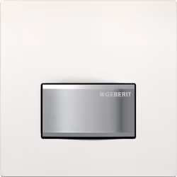 Geberit 116.016.11.5, Plaque de rinçage, Blanc, Geberit