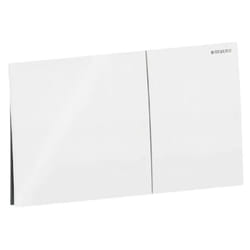 Plaque de commande WC encastré Geberit Sigma 70, double touche, blanc