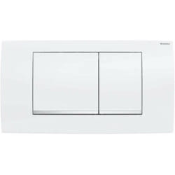 Geberit - Twinline30 - Plaque de déclenchement, blanc 115.899.KJ.1