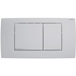 Plaque de commande Twinline 30 chromée mate