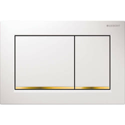Geberit - Plaque de fixation Omega30, pour rinçage à 2 quantités,