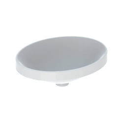 Geberit VariForm lavabo encastré ovale, 500x400mm, sans trou pour