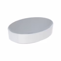 Lavabo à poser VariForm Geberit sans trou de coulée sans trop-plein ovales 550x400mm matériel de fixation inclus Peut être co ...