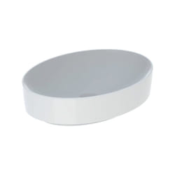 Geberit - VariForm Vasque à poser ovale, 550x400mm, sans trou de