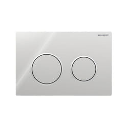 Geberit Omega20 - Plaque de déclenchement OMEGA20, chrome brillant/ chrome mat 115.085.KH.1