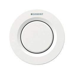 Geberit - Poussoir pneumatique à encastrer blanc brillant 116.040.11.1