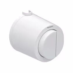 Commande déportée Geberit type 01 pneumatique, poussoir apparent double touche référence 116.048.11.1. Contenu de la livraiso ...