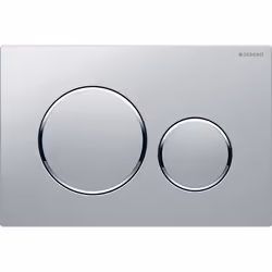 Geberit 115.882.JQ.1, Plaque de rinçage, Rouge, Chrome, Geberit, 246 mm, 12 mm, 164 mm