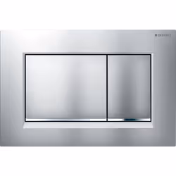 Geberit 115.883.JQ.1, Plaque de rinçage, Rouge, Chrome, Geberit, 246 mm, 12 mm, 164 mm
