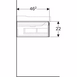 Geberit 500.505.00.1 armoire de rangement de salle de bain - Vue supplémentaire 5