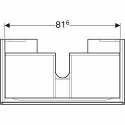 Geberit 500.508.00.1 armoire de rangement de salle de bain - Vue supplémentaire 3