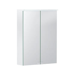 Keramag - Geberit Option Basic Armoire de toilette avec éclairage, deux