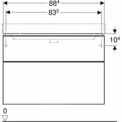 Geberit 500.354.00.1 armoire de rangement de salle de bain Blanc - Vue supplémentaire 4