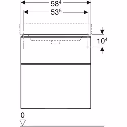 Geberit 500.352.00.1 armoire de rangement de salle de bain Blanc - Vue supplémentaire 4