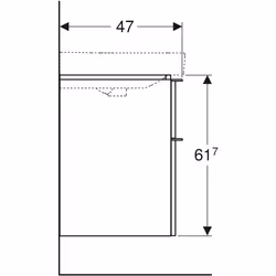 Geberit 500.352.00.1 armoire de rangement de salle de bain Blanc - Vue supplémentaire 5