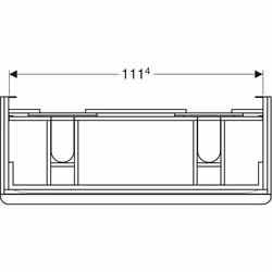 Geberit 500.356.JR.1 armoire de rangement de salle de bain Gris, Bois