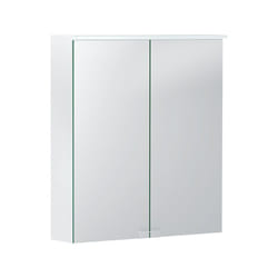 Keramag - Geberit Option Basic Armoire de toilette avec éclairage, deux
