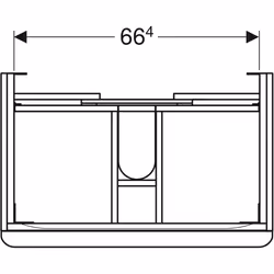 Geberit 500.353.JR.1 armoire de rangement de salle de bain Gris, Bois