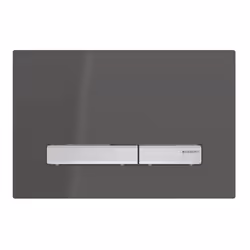 Geberit 115.788.DW.2, Plaque de rinçage, Noir, Chrome, Geberit, 246 mm, 13 mm, 164 mm