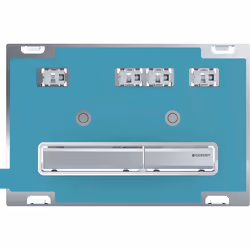 Geberit 115.788.00.2, Plaque de rinçage, Chrome, Geberit, 246 mm, 10 mm, 164 mm