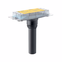Utilisations : Pour le montage à lintérieur des bâtiments Pour lévacuation des caniveaux de douche Geberit de la série CleanL ...