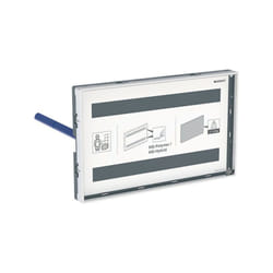 Geberit - Plaque de recouvrement Omega, à fleur, avec cadre