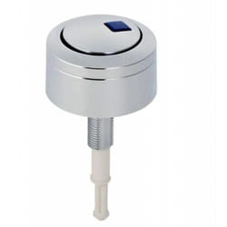 Geberit - Bouton poussoir pour mécanisme de chasse rinçage double touche, chromé brillant