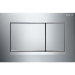 Geberit 115.883.KH.1 pièce de remplacement de chasse d’eau Plaque de rinçage Chrome