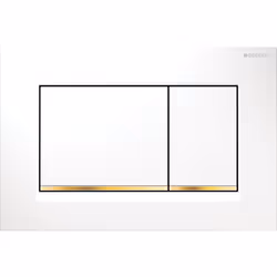 Geberit 115.883.KK.1, Plaque de rinçage, Blanc, Geberit, 246 mm, 12 mm, 164 mm