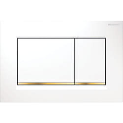 Geberit 115.883.KK.1 pièce de remplacement de chasse d’eau Plaque de rinçage Blanc