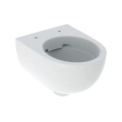 Cuvette wc suspendu à fond creux Geberit renova compact, caréné et sans bride Geberit