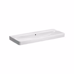 Lavabo sans trou pour robinetterie couleur : blanche matériau : céramique sanitaire avec trop-plein sans trou pour la robinet ...